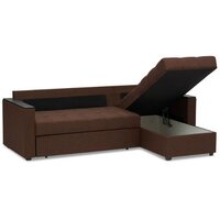 Диван Mio Tesoro Атланта Лайт 111 (Savana Chocolate/Ecostile Chocolate) - Превью изображения №7 — Интернет-магазин Time-Shop