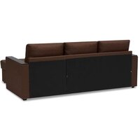 Диван Mio Tesoro Атланта Лайт 111 (Savana Chocolate/Ecostile Chocolate) - Превью изображения №5 — Интернет-магазин Time-Shop