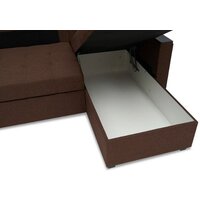 Диван Mio Tesoro Атланта Лайт 111 (Savana Chocolate/Ecostile Chocolate) - Превью изображения №8 — Интернет-магазин Time-Shop