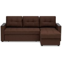 Диван Mio Tesoro Атланта Лайт 111 (Savana Chocolate/Ecostile Chocolate) - Превью изображения №3 — Интернет-магазин Time-Shop