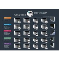  Алмаз-Люкс Зеркало Bissau Blaсk 10070mh-6 (с подсветкой и часами) - Превью изображения №8 — Интернет-магазин Time-Shop