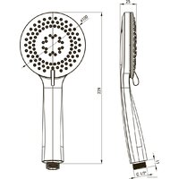 Душевой гарнитур  Deante Arnika NQA D41K - Превью изображения №2 — Интернет-магазин Time-Shop