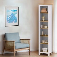 Стеллаж Mio Tesoro Сага 50 2.08.07.100.14 (белый/ясень) - Превью изображения №4 — Интернет-магазин Time-Shop