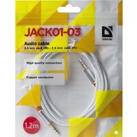 Кабель Defender JACK01-03 (белый) - Превью изображения №3 — Интернет-магазин Time-Shop