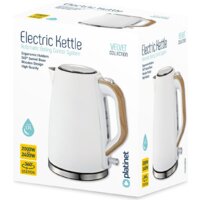 Электрический чайник Platinet Velvet Wooden (белый) - Превью изображения №9 — Интернет-магазин Time-Shop