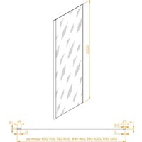 Душевая стенка RGW Z-050-2 352205206-11 - Превью изображения №2 — Интернет-магазин Time-Shop