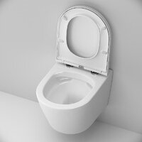 Унитаз подвесной AM.PM ErgoFit Sense FlashClean IS110101.741701 (с сиденьем) - Превью изображения №9 — Интернет-магазин Time-Shop