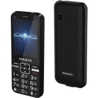 Кнопочный телефон Maxvi P3 (черный) - Превью изображения №4 — Интернет-магазин Time-Shop