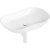 Умывальник Lauter 21570 + клапан 21190W + сифон 21635W (белый матовый) - Превью изображения №14 — Интернет-магазин Time-Shop