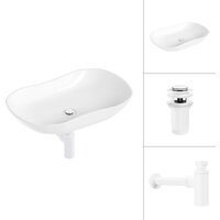 Lauter 21570 + клапан 21190W + сифон 21635W (белый матовый)