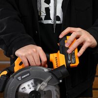 Дисковая (циркулярная) пила Deko DKCS20DA 085-1155 (с 1-им АКБ) - Превью изображения №7 — Интернет-магазин Time-Shop