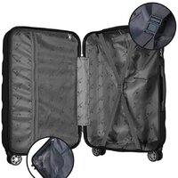 Чемодан-спиннер Peterson PTN 5806-W-M (красный) - Превью изображения №4 — Интернет-магазин Time-Shop