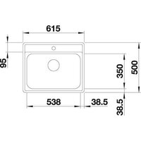 Кухонная мойка Blanco Lemis 6-IF 525109 (нержавеющая сталь) - Превью изображения №2 — Интернет-магазин Time-Shop