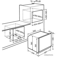 Электрический духовой шкаф Smeg SF6381X - Превью изображения №4 — Интернет-магазин Time-Shop