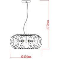 Подвесная люстра Rivoli Mitzi 4079-203 Б0047918 - Превью изображения №2 — Интернет-магазин Time-Shop