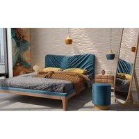 Пуфик Sheffilton SHT-B8 (морская глубина/золото) - Превью изображения №5 — Интернет-магазин Time-Shop