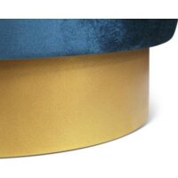 Пуфик Sheffilton SHT-B8 (морская глубина/золото) - Превью изображения №3 — Интернет-магазин Time-Shop