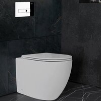 Унитаз подвесной Roxen Antares One Rimless 6 в 1 StounFix Dual Fresh 583589 (кнопка: хром) - Превью изображения №11 — Интернет-магазин Time-Shop