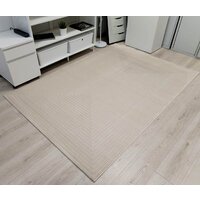 Ковер для жилой комнаты Radjab Carpet Сканди Сизаль Прямоугольник 10936B 12226RK (1.6x2.3, Krem/Krem) - Превью изображения №2 — Интернет-магазин Time-Shop