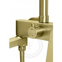 Душевая система  Filarete Retta FL2030 (матовое золото) - Превью изображения №4 — Интернет-магазин Time-Shop