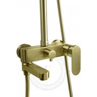 Душевая система  Filarete Retta FL2030 (матовое золото) - Превью изображения №2 — Интернет-магазин Time-Shop