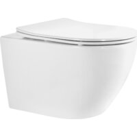 Унитаз подвесной Roxen Antares Tornado Long в комплекте с инсталляцией StounFix Dual Fresh 6 в 1 868459 (кнопка: сатин матовая) - Превью изображения №5 — Интернет-магазин Time-Shop