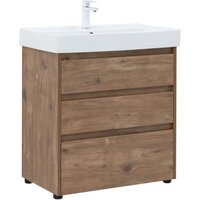  Aquanet Тумба под умывальник Nova Lite 75 302474 (дуб рустикальный) - Превью изображения №8 — Интернет-магазин Time-Shop