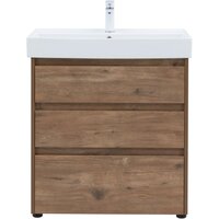  Aquanet Тумба под умывальник Nova Lite 75 302474 (дуб рустикальный) - Превью изображения №2 — Интернет-магазин Time-Shop