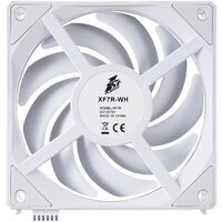 Комплект вентиляторов для корпуса 1stPlayer XF7 Reverse ARGB (3 шт, белый) - Превью изображения №7 — Интернет-магазин Time-Shop