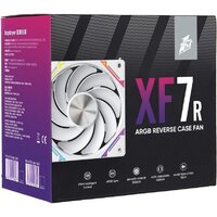 Комплект вентиляторов для корпуса 1stPlayer XF7 Reverse ARGB (3 шт, белый) - Превью изображения №12 — Интернет-магазин Time-Shop