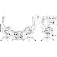 Игровое (геймерское) кресло Knight Titan (черный) - Превью изображения №27 — Интернет-магазин Time-Shop