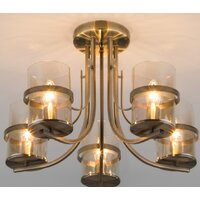 Припотолочная люстра Евросвет 60085/5 (Antique Bronze) - Превью изображения №2 — Интернет-магазин Time-Shop