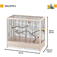 Клетка Ferplast Giulietta 5 52067117 - Превью изображения №2 — Интернет-магазин Time-Shop