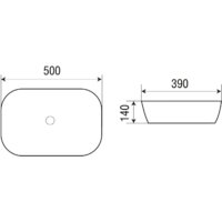 Умывальник WeltWasser Elbach M2195 WG - Превью изображения №4 — Интернет-магазин Time-Shop