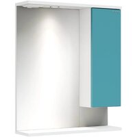 Onika Шкаф с зеркалом Марви 60 206089 (бирюзовый)