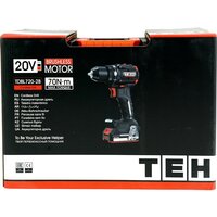 Дрель-шуруповерт TEH TDBL720-2B (с 2-мя АКБ, кейс) - Превью изображения №15 — Интернет-магазин Time-Shop