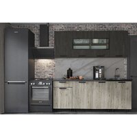 Готовая кухня Стендмебель Эдинбург 2.0 (железный камень/дуб крафт серый) - Превью изображения №2 — Интернет-магазин Time-Shop