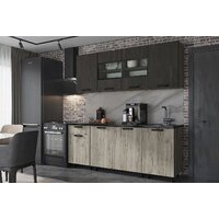 Готовая кухня Стендмебель Эдинбург 2.0 (железный камень/дуб крафт серый) - Превью изображения №3 — Интернет-магазин Time-Shop