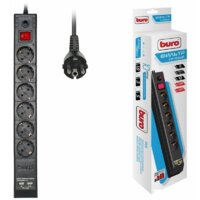 Сетевой фильтр Buro BU-SP3_USB_2A-B - Превью изображения №2 — Интернет-магазин Time-Shop