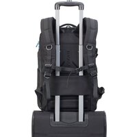 Городской рюкзак Rivacase 7860 (черный) - Превью изображения №5 — Интернет-магазин Time-Shop