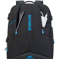 Городской рюкзак Rivacase 7860 (черный) - Превью изображения №3 — Интернет-магазин Time-Shop