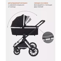 Универсальная коляска Rant MOWbaby Tilda MB064 (2 в 1, черный) - Превью изображения №23 — Интернет-магазин Time-Shop