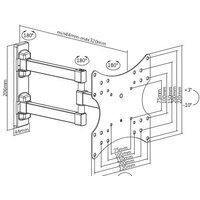 Кронштейн для телевизора Ultramounts UM867W (белый) - Превью изображения №11 — Интернет-магазин Time-Shop