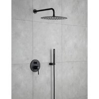 Душевая система  Rea Lungo REA-P4100 (черный) - Превью изображения №9 — Интернет-магазин Time-Shop