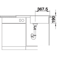Кухонная мойка Blanco Legra XL 6 S (антрацит) - Превью изображения №3 — Интернет-магазин Time-Shop