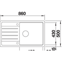 Кухонная мойка Blanco Legra XL 6 S (антрацит) - Превью изображения №2 — Интернет-магазин Time-Shop