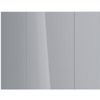  Lemark Шкаф с зеркалом Universal 100 LM100ZS-U (белый глянец) - Превью изображения №2 — Интернет-магазин Time-Shop