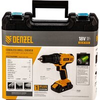 Дрель-шуруповерт Denzel CDL-IB-18-02 (с 2-мя АКБ, кейс) - Превью изображения №17 — Интернет-магазин Time-Shop