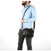 Мужская сумка Francesco Molinary 356-Q6612-4-BLK - Превью изображения №2 — Интернет-магазин Time-Shop