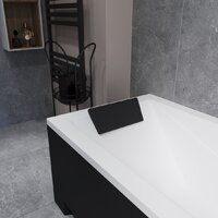 Ванна Lauter Estelle 140 21206040 (с ножками, черным подголов.,черным лиц. и торц.экраном) - Превью изображения №22 — Интернет-магазин Time-Shop